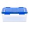 IRIS USA 4Pack 30qt WEATHERPRO Airtight Plastic Storage Bin with Lid and Seal and Secure Latching Buckles